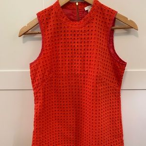 J.Crew textured Tank top shell